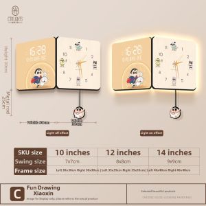 CTYLIGHTZ | Corner Dual-faced Digital Clock with Perpetual Calendar