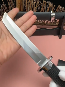 🔪【ส่งจากไทย】✅ถูกสุด มีดพกพามินิคาตะนะ พร้อมปลอกโพลีเมอร์ ( Mini Katana knife) K35