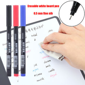 Erasable Whiteboard Marker Pen Extra Fine Tip 0.5mm Dry Erase Markers Environment Friendly Marker Office School Home