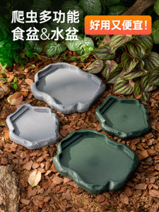 Tortoise Feeding Basin Water Basin Buoyant Crab Bathing Basin Frog Lizard Breeding Box Humidity Special Drinking Basin