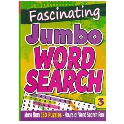 FASCINATING JUMBO WORD SEARCH BOOK 1/ BOOK 2/ BOOK 3/ BOOK 4