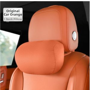 MLZH | Suede Plush Comfortable Pearl Cotton Car Headrest Neck Pillow