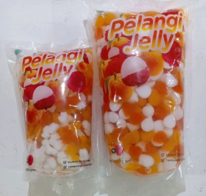 PELANGI jelly untuk campuran atau topping …