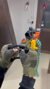 M2 Blaster Electric Nerf Rifle Machine Gun soft bullet Rechargable Battery Operated Auto