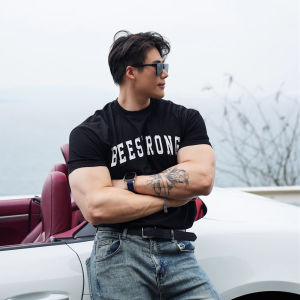 SUOSHE | American Tough Guy Style Cotton T-Shirt