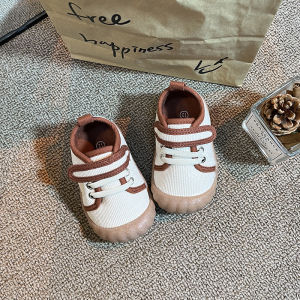 Giày Đi Bộ Xuân Thu Cho Bé Sơ Sinh Bé Trai Giày Tập Đi Đế Mềm Chống Trơn Trượt Tính Năng Phong Cách Thường Ngày Chất Liệu Vải