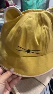 Mũ Bucket Tai Mèo 3D Cute Chống Nắng Nón Cotton Form Rộng Ulzzang Hàn Quốc Hot Trend