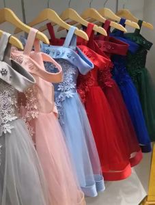 Green Christmas Princess Dress For Girl Children Costume Elegant Kids Wedding Birthday Prom Gown Bow Girls Party Dresses 3 10Y
