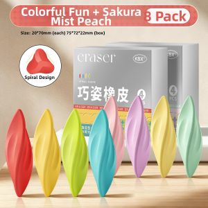 KABAXIONG | Durable Non-toxic Dustless Clean Eraser 2B
