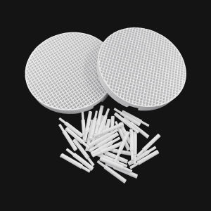2Pcs New Dental Lab rounded Honeycomb Firing Trays with 20 Zirconia Ceramic Pins Dental Technician Supplies