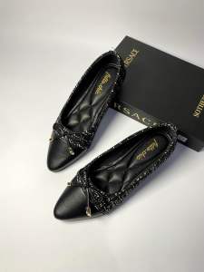 Futto.chic sepatu flatshoes wanita cantik pita mewah Y02
