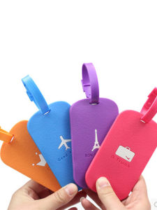 Móc Hành Lý Bằng Silicon Thiết Kế Đơn Giản Thẻ Vé Máy Bay Thẻ Hành Lý Thẻ Du Lịch Thẻ Treo Túi Xách Đồ Dùng Du Lịch