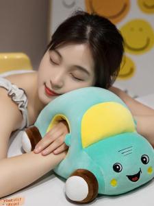 Cute Car Shaped Nap Pillow Student Special Sleep Aid Pillow Childrens Sleeping Pillow Plush Material PP Cotton Filling Washable