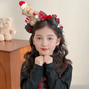 Adorable Christmas Deer New Style Childrens Hair Clip Headband Non-Tightening Baby Girl Headwear Baby Deer Antler Headband