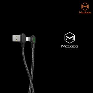 Mcdodo Charging Cable Data Cord 90° Elbow Game 3A Fast Charging Micro USB Type-C Android Mobile Phone Tablet Charger