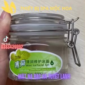 Mặt Nạ Bạc Hà Tuyết Lạnh Gel Bạc Hà Tuyết Lạnh Làm Dịu Da Làm Mát Da Giảm Sưng Đỏ Sau Lăn Kim Và Laser