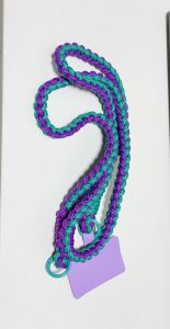 สําหรับ Anti-loss โทรศัพท์มือถือกรณีการ์ด Lanyard เฉียง Span กลับคลิป Lanyard สายสี่เส้นกัญชา Key CHAIN กระเป๋าโซ่