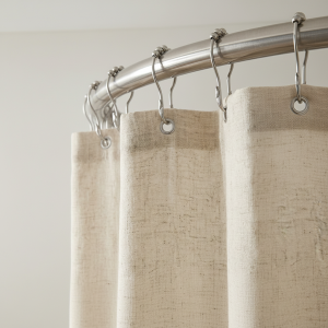 WEILAISHI | Easy-install Waterproof Japanese Style Bath Curtain for Wet-Dry Separation