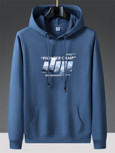 New Summer Mens Cotton Hoodie Thin Print Loose Top Large Size Youth Casual Comfortable Breathable Sweatshirt Street Style