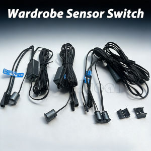 Intelligent LED Cabinet Light Controller – Dual-Door SensorHand Wave Function12V/24V Dual-Door LED Light Controller