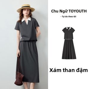 Toyouth | Bộ Đồ Thể Thao Trí Thức Phong Cách Retro cho Nữ
