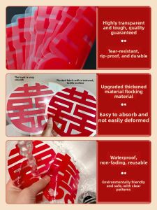 ETY | Static Adhesive Wedding Decorations Set