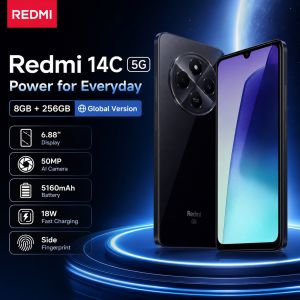 Redmi | 2026 new Redmi 14C 8GB+256GB Phone Premium Design 6.88 120Hz Display 50MP Camera 5160mAh Battery Helio G81-Ultra HyperOS