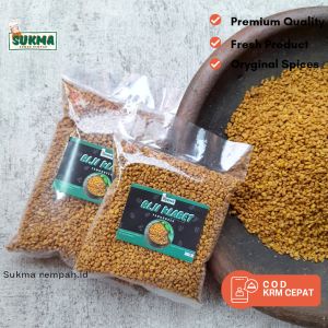 Biji Kelabet Asli Premium 50 100 250gr Sachet - Klabet Fenugreek - Rempah Herbal Bumbu Dapur Masak