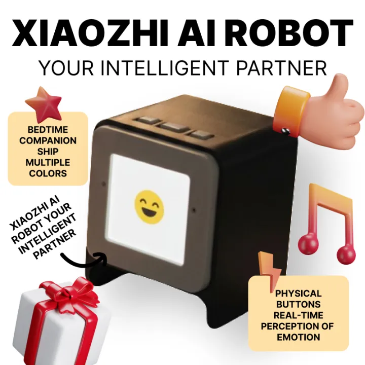 Xiaozhi AI Mini Robot | Mạch Phát Triển ESP32-S3 | Màn Hình TFT 1.54 ...