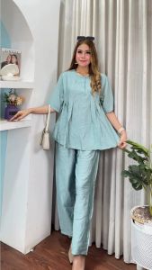 Setelan Wanita Polo Linen Terbaru Oneset Murah Kekinian/ONESET