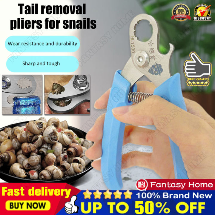 👍High Quality👍Snail Tail Cutting Tool,Professional Cutting Snail Lion Field Snall Pliers,Multi-functional Snail Scissors,No slippage Field Snail Scissors,Sheller Seafood Tool