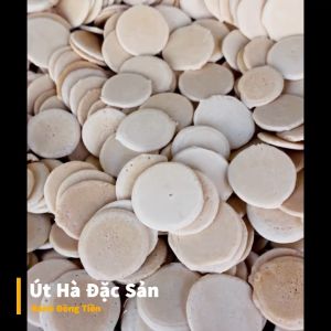 Bánh Đồng Tiền Sữa Gói 400gr Giòn Béo Thơm Ngon - Món Ăn Vặt Dinh Dưỡng - Út Hà Đặc Sản