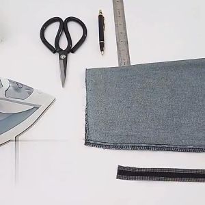 ONE-C1179 Pemendek Celana Jeans Tanpa Jahit Praktis Ukuran 100CM / Perlengkapan Jahit Shorten Pants