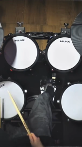 NUX DM-210 / DM-310 Digital Drums กลองไฟฟ้า เอนกประสงค์ DM210 DM310 มีโหมดฝึกสอน ต่อบลูทูธได้ กลองชุด แถมฟรีเก้าอี้