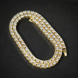 Hip Hop Shiny 14MM Cuban Link Chain Necklace Women Men Silver Color Rhinestone Iced Out Cuban Chain Punk Jewelry Necklace Gift