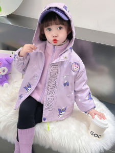 Áo Khoác Trẻ Em Nữ Thu Đông 2025 Bộ Đồ Mới Cho Bé Gái Quần Áo Trẻ Em Thời Trang Ba Trong Một Kullom Baby Windbreaker