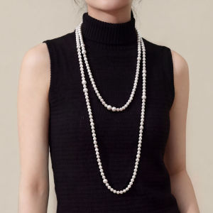 YISHU | Elegant Luxury Minimalist Hepburn-style Australian White Freshwater Pearl Necklace