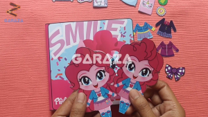 L1ttle P0ny Plnkie P1e PAPERDOLL Buku Edukasi Anak Full Laminasi