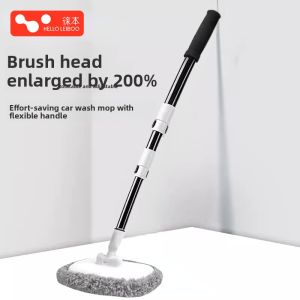 HELLOLEIBOO | Car Cleaning Kit with Soft Brush and Extendable Handle