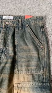 JINISO - Denim Highwaist Cargo Loose Jeans Pria 553