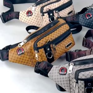 Tas Selempang Pria Wanita Anti Air & Waistbag MultiFungsi