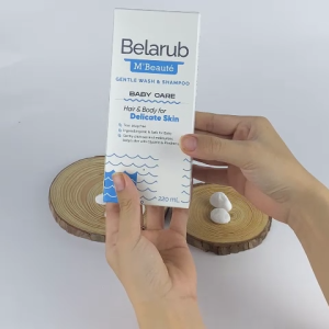 SỮA TẮM GỘI CHO BÉ SƠ SINH VÀ TRẺ NHỎ BELARUB 220ML - Làm Sạch Da Kháng Khuẩn Giữ Ẩm Cho Da