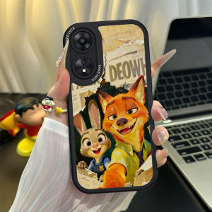 NAZHIMING | Oil Painting Cartoon Creative Universal Phone Case For OPPO A55 A58X Anti-drop