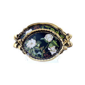 Elegant Oval Resin Tea Tray Retro Fruit Plate Dining Utensils Classical European Style Tea Set Korean High-end Oval Tea Tray