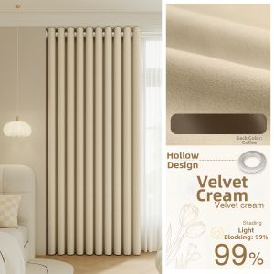 WEILAISHI | High-end Luxury Blackout Curtains For Bedroom Living Room Childrens Room