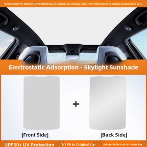 HELLOLEIBOO | Static Sunshade for Panoramic Sunroof - Suitable for BYD Tang EV/DMi Song Pro Yuan Max Qin L Han