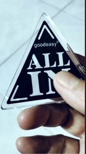 Nút ALL IN Pokerstars đen acrylic Chuyên Nghiệp Cao Cấp