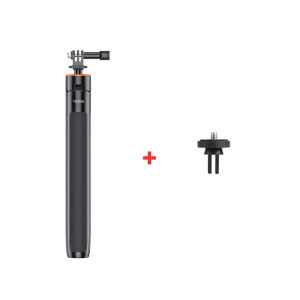 Flymile Extendable Tripod Handheld Selfie Stick for DJI Action6/5 Pro/Pocket 3/Insta 360 X5 Accessory Portable Stand 1.38M Pole