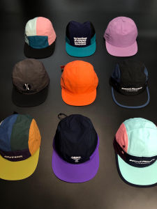 American Outdoor Sports Sunhat Sunscreen and Waterproof Japanese Style Contrast Color Flat Brim Kids Quick-Drying Cap Mens and Womens Peaked Cap