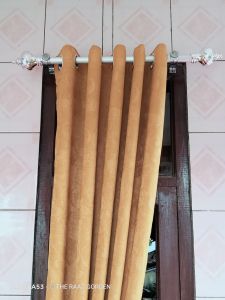 gorden jendela pintu sekat ruangan bahan empuk lembut